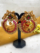 Gold Plated Traditional Antique Golden Chandbali Earrings For Weddings Earrings